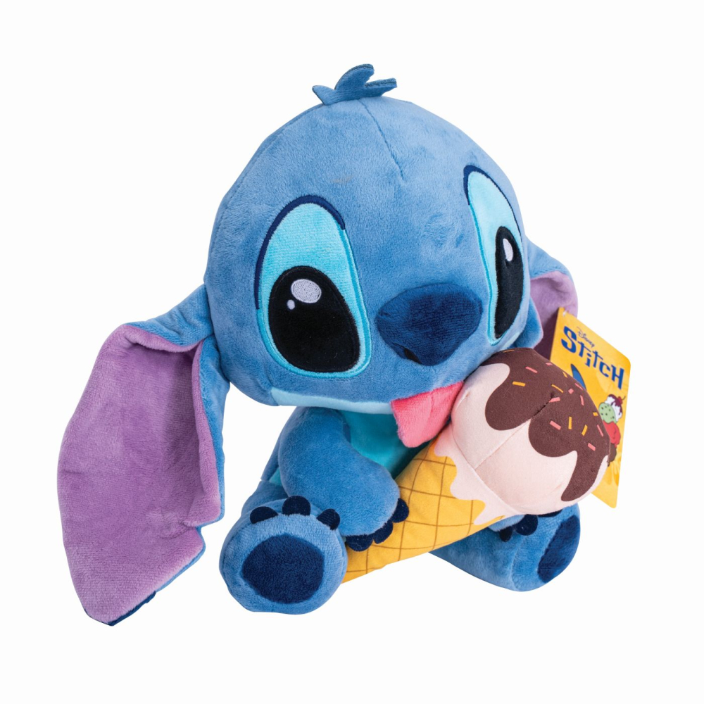 Jucarie de plus disney stitch cu inghetata  25cm copii varsta 0 luni - +15 ani [3]