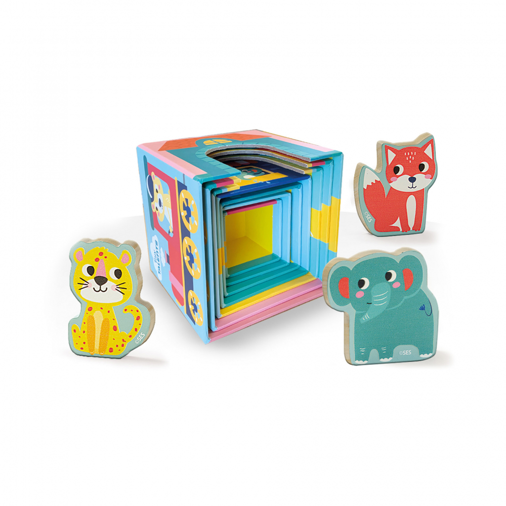 Jucarie de stivuit - Turn cu figurine de animale [5]