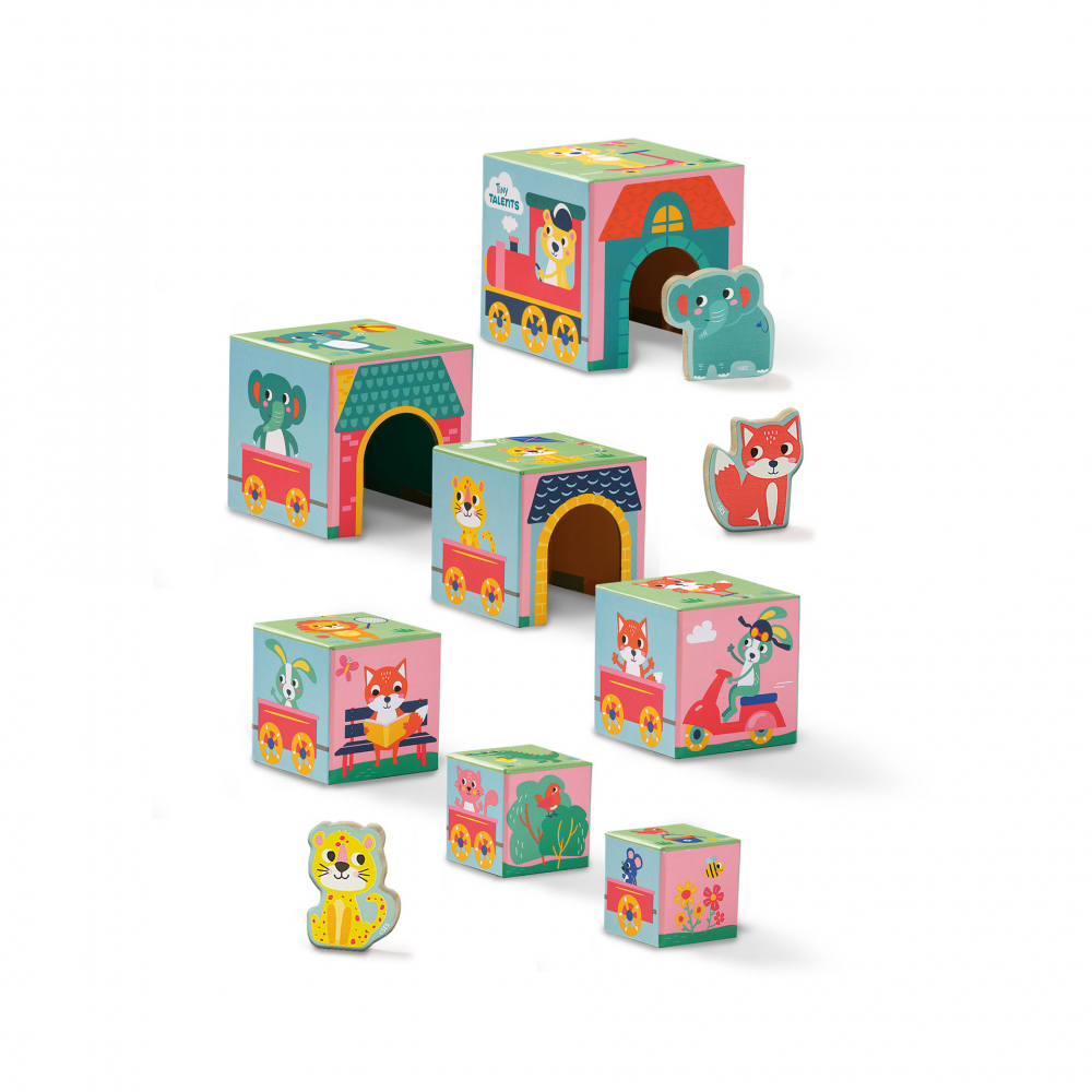 Jucarie de stivuit - Turn cu figurine de animale [2]