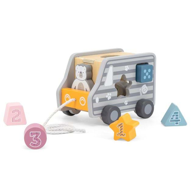 Jucarie de tras sortator forme geometrice Camion PolarB [2]