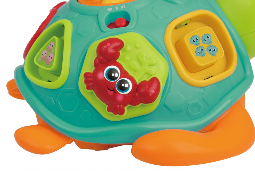 Jucarie de tras testoasa cu forme pentru bebelusi, winfun, varsta de la 1 an la 3 ani [4]