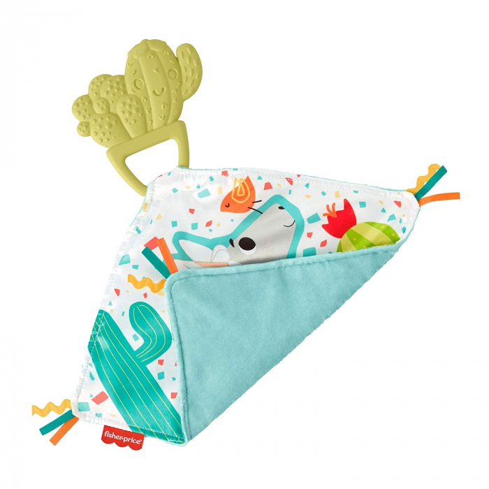 Jucarie dentitie cu paturica Cuddle Cactus, Fisher Price [6]