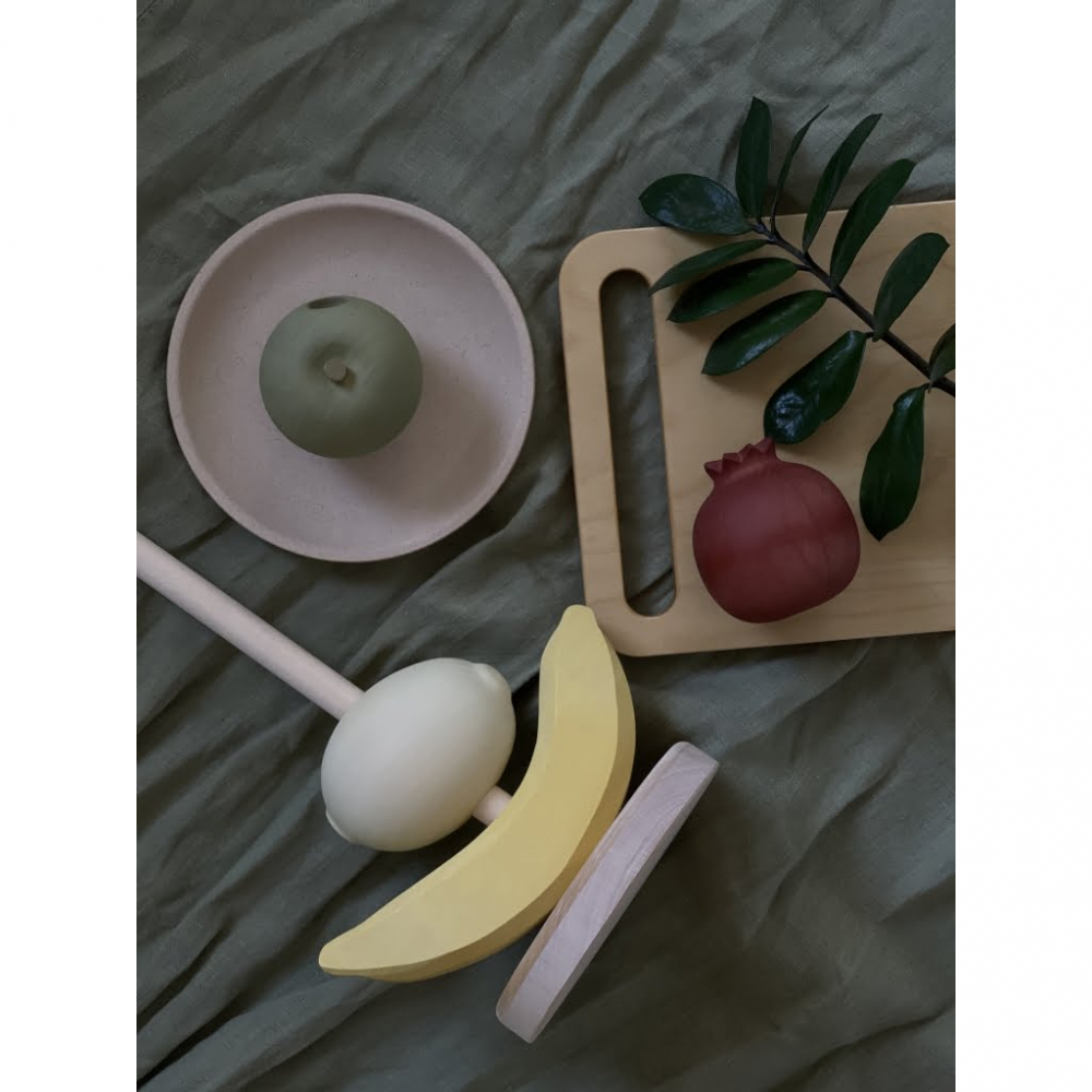 Jucarie din lemn de stivuit - Fructe [9]