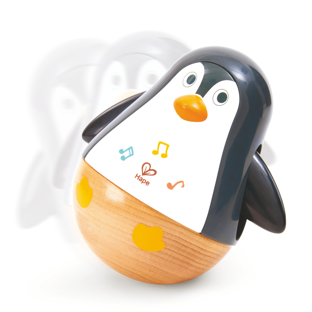 Jucarie din lemn - Familia de Pinguini Hopa Mitica, copii varsta 1 an+,6 luni+ [5]