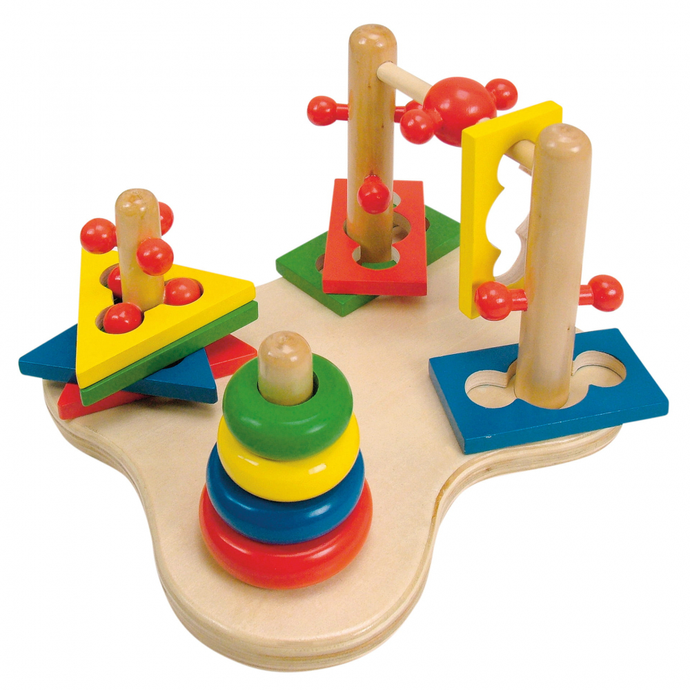 Jucarie din lemn - Joc de abilitati motorii 3D [1]