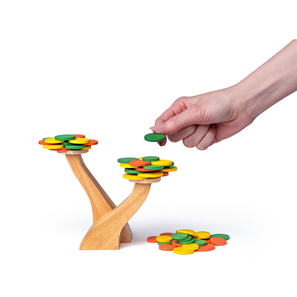 Jucarie din lemn - Joc de echilibru arborele, copii varsta 3 ani+ [2]