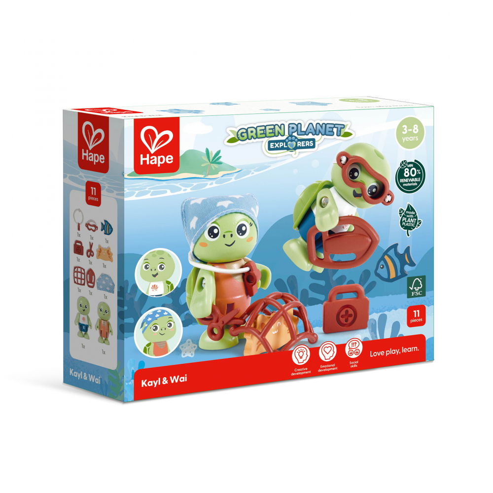 Jucarie din lemn - Kayl & Wai (11 piese) [2]