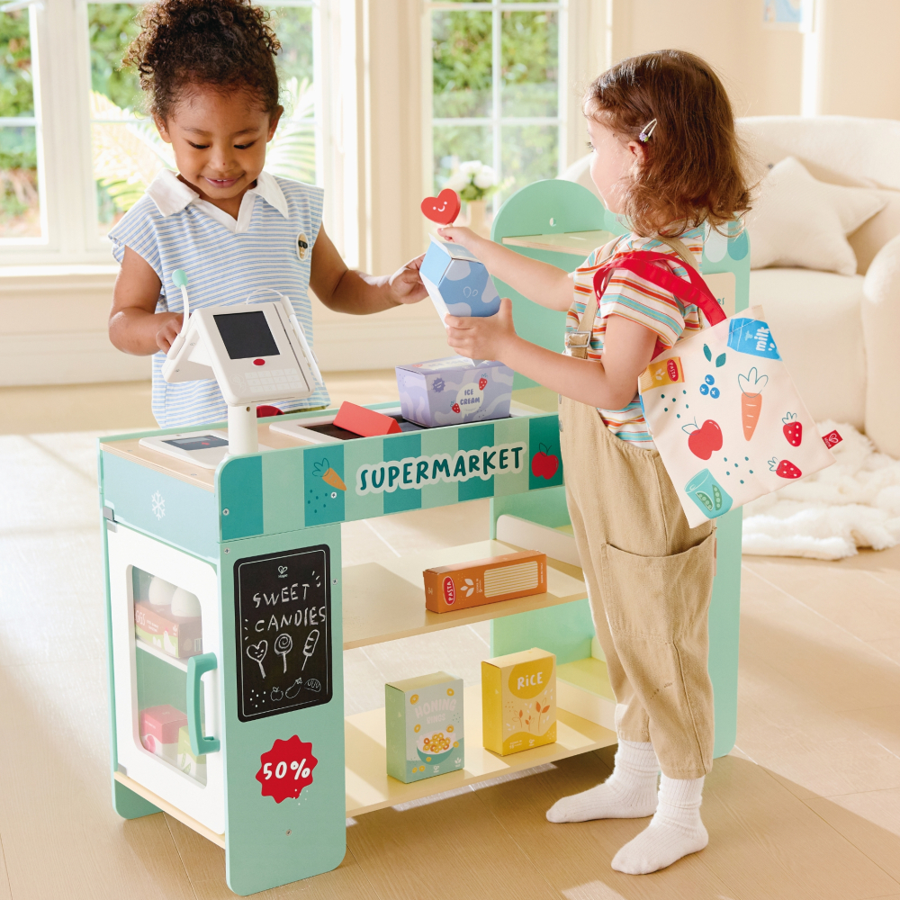 Jucarie din lemn - Magazin (50 piese), copii varsta 3 ani+,6 ani+,8 ani+ [5]