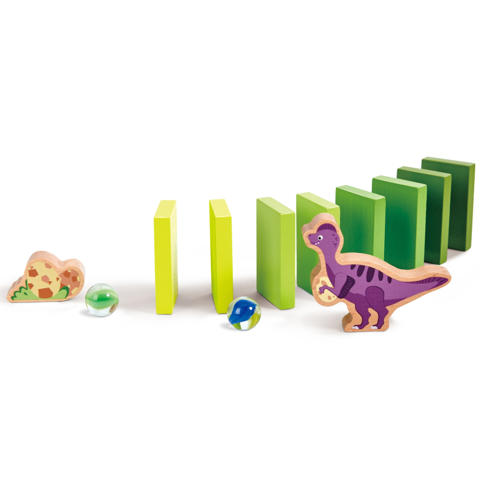 Jucarie din lemn - Marble Run Dino Adventure (131 piese), copii varsta 3 ani+,6 ani+ [5]