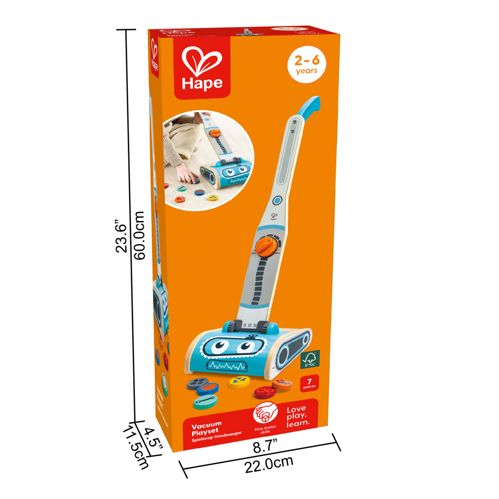 Jucarie din lemn - Set aspirator (7 piese) [6]