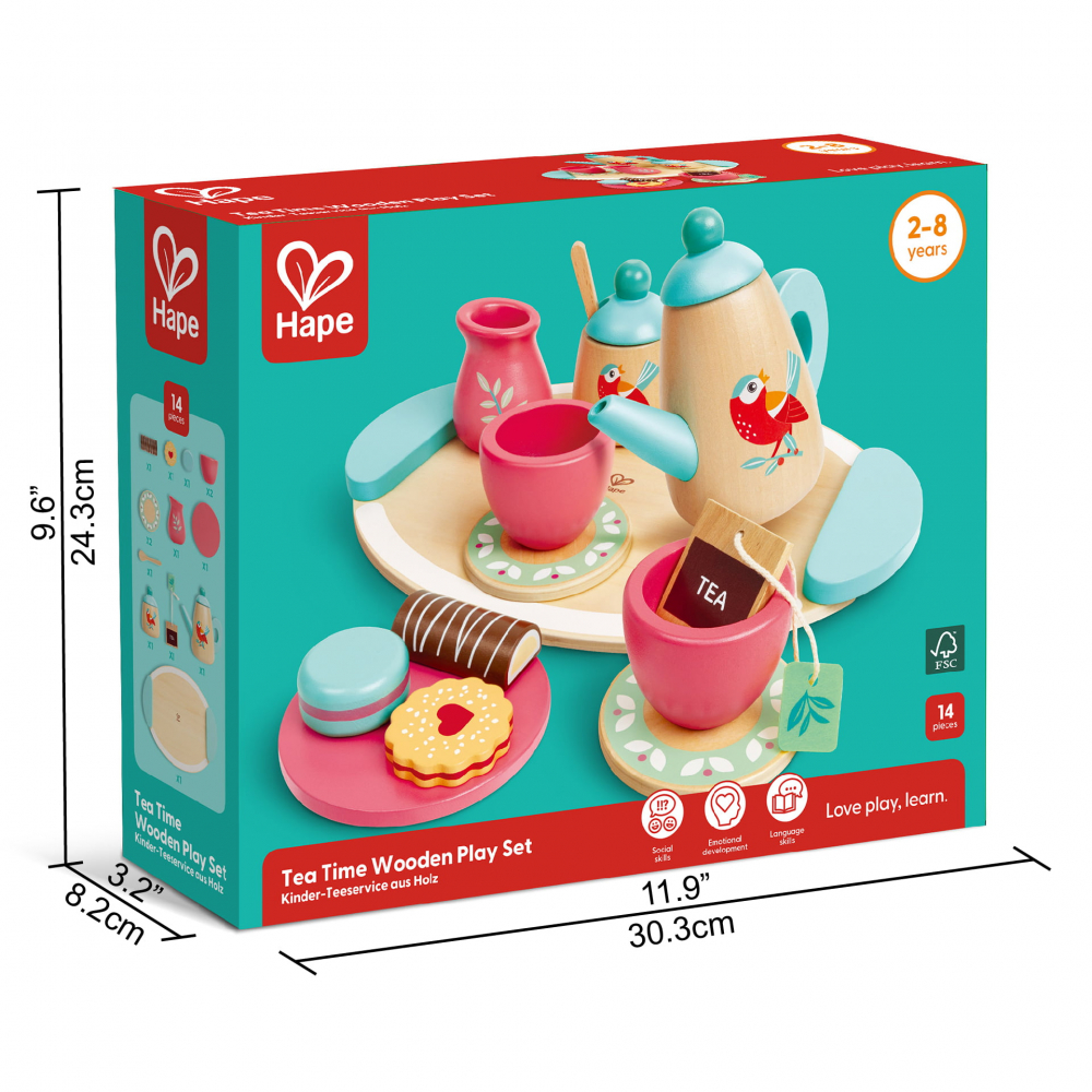 Jucarie din lemn - Set de ceai [4]