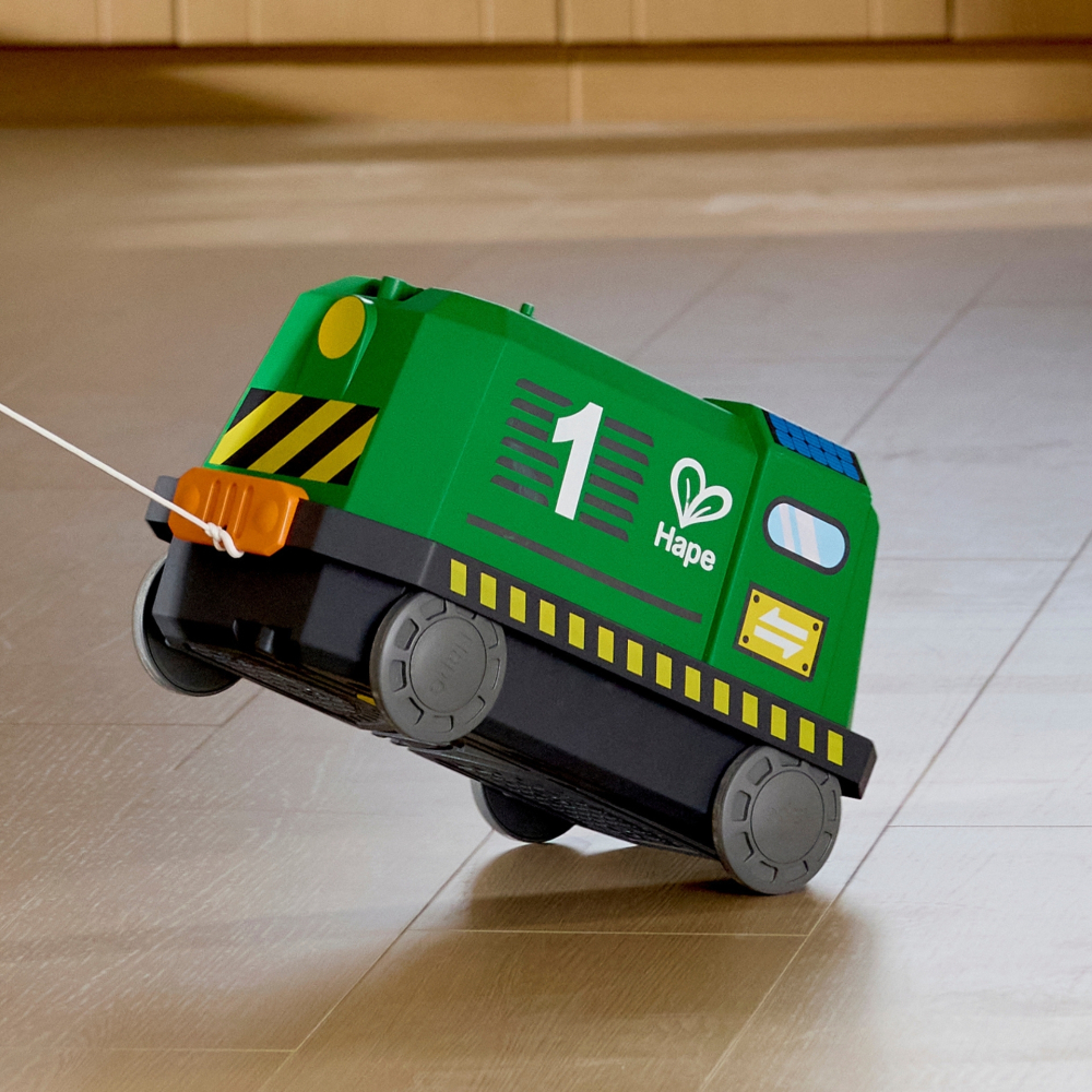 Jucarie din lemn - Tren in cutie tip locomotiva, copii varsta 3 ani+,6 ani+,8 ani+ [10]