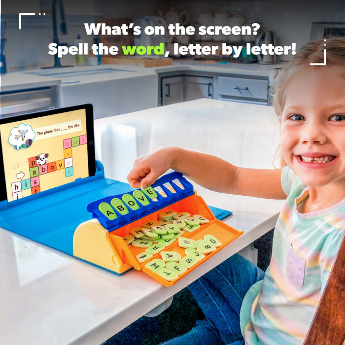 Jucarie educativa Alfabet cu sistem interactiv bazat pe Realitate Augmentata, PlayShifu Plugo Literele alfabetului, varsta 3 - 6, 6 - 9 ani, Baiat, Fata [3]