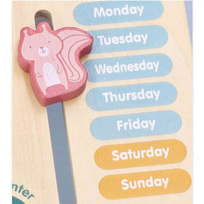 Jucarie educativa, Calendar si Ceas din lemn - Micostore.ro [3]
