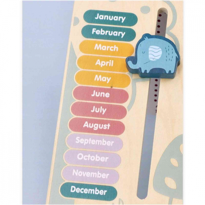 Jucarie educativa, Calendar si Ceas din lemn - Micostore.ro [2]