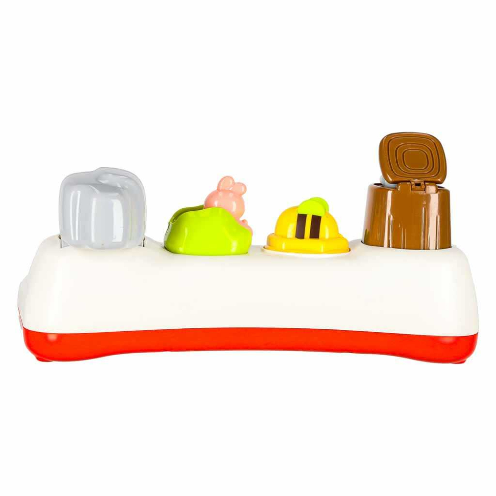 Jucarie educativa pentru copii, Centru de activitati, Pop-Up Animale cu lumini si muzica [5]