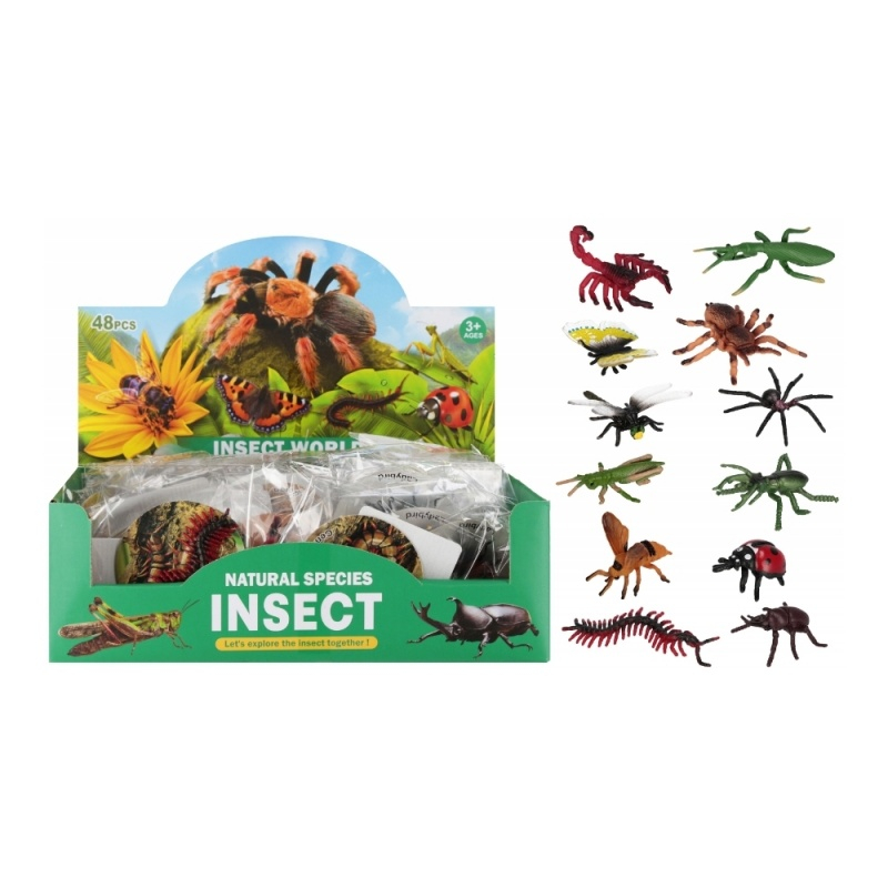 Jucarie figurina insecta MegaCreative 572087, diverse, 8x8cm, +3ani [3]