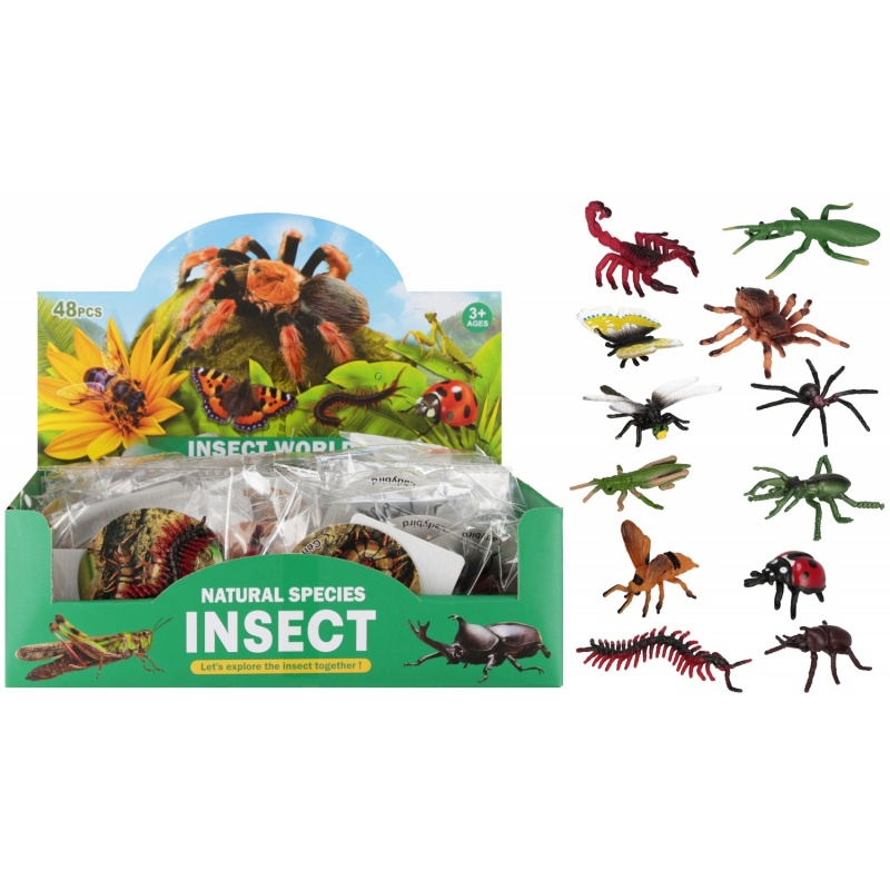 Jucarie figurina insecta MegaCreative 572087, diverse, 8x8cm, +3ani [4]