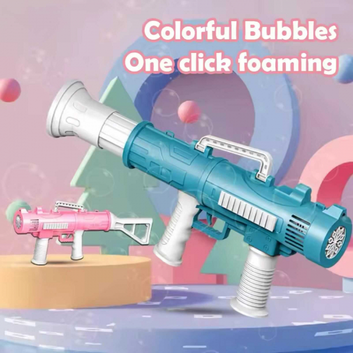 Jucarie Pistol Baloane de Sapun, Bazooka, 2 culori - Micostore.ro [4]