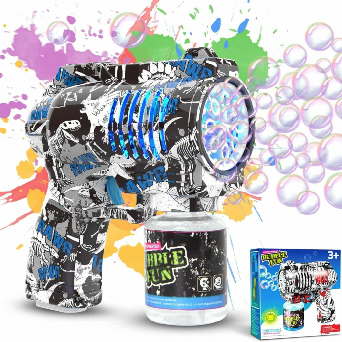 Jucarie Pistol Baloane de Sapun, Dinozauri, 3 culori - Micostore.ro [22]