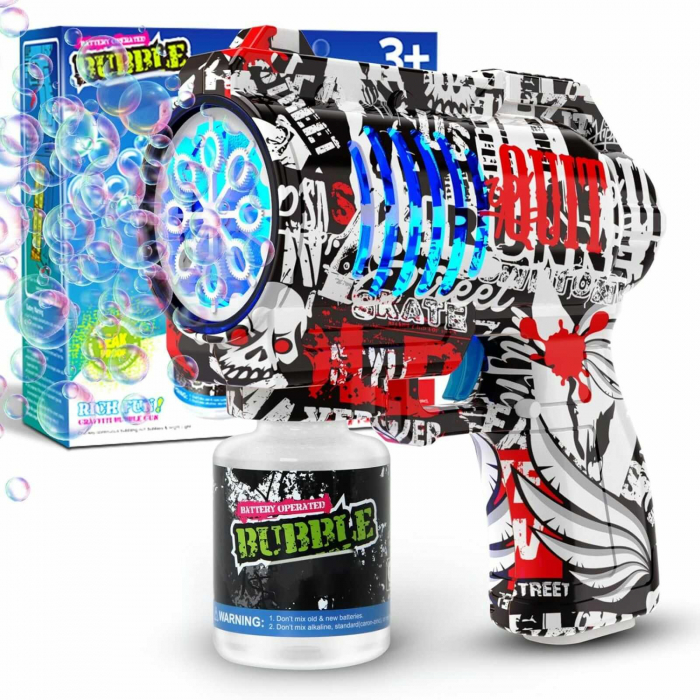 Jucarie Pistol Baloane de Sapun, Dinozauri, 3 culori - Micostore.ro [10]
