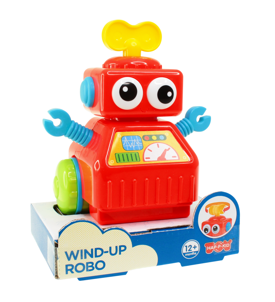 Jucarie interactiva - Robotel cu cheita (rosu) [3]