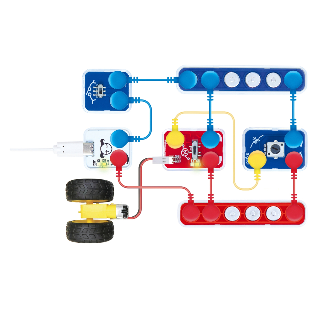 Jucarie Labbox - Circuit Explorer Base, 90+ experimente (39 piese), copii varsta 8 ani+ [8]
