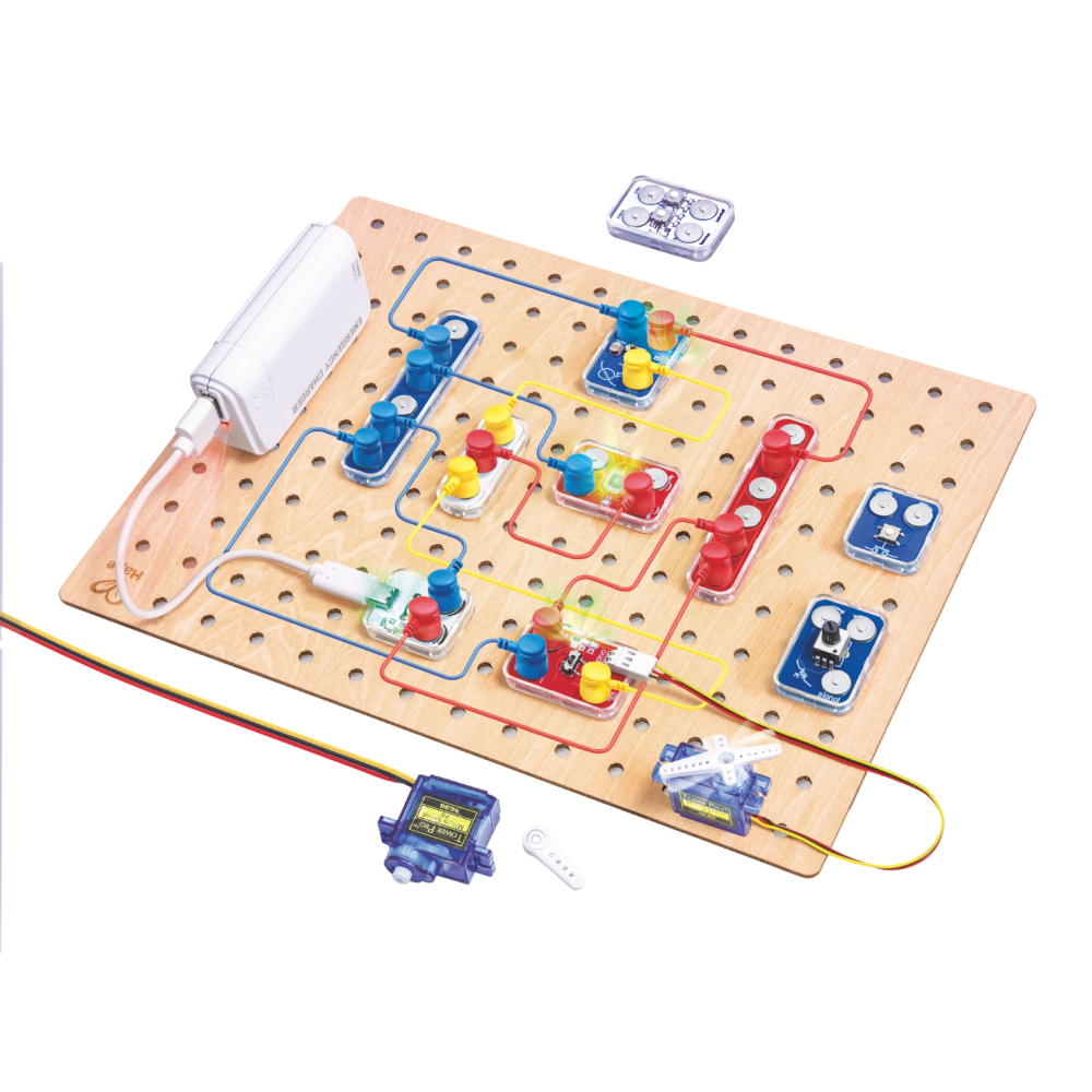 Jucarie Labbox - Circuit Explorer Boost, 90+ experimente (47 piese), copii varsta 8 ani+ [4]