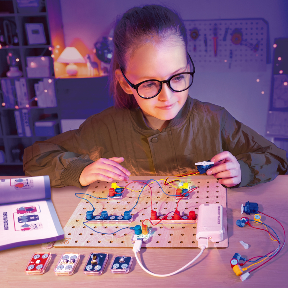 Jucarie Labbox - Circuit Explorer Boost, 90+ experimente (47 piese), copii varsta 8 ani+ [2]