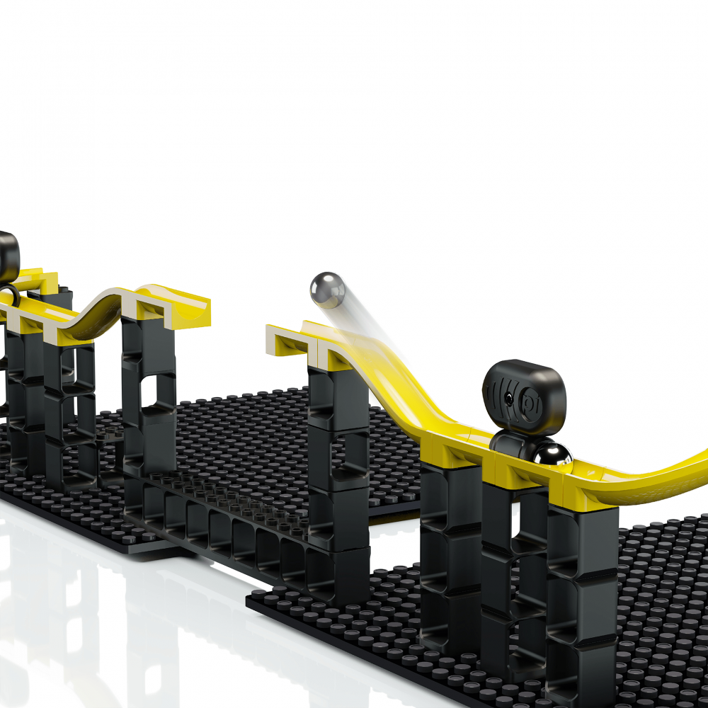 Jucarie Marble Run Pi tunuri magnetice Hubelino (70 piese) [3]