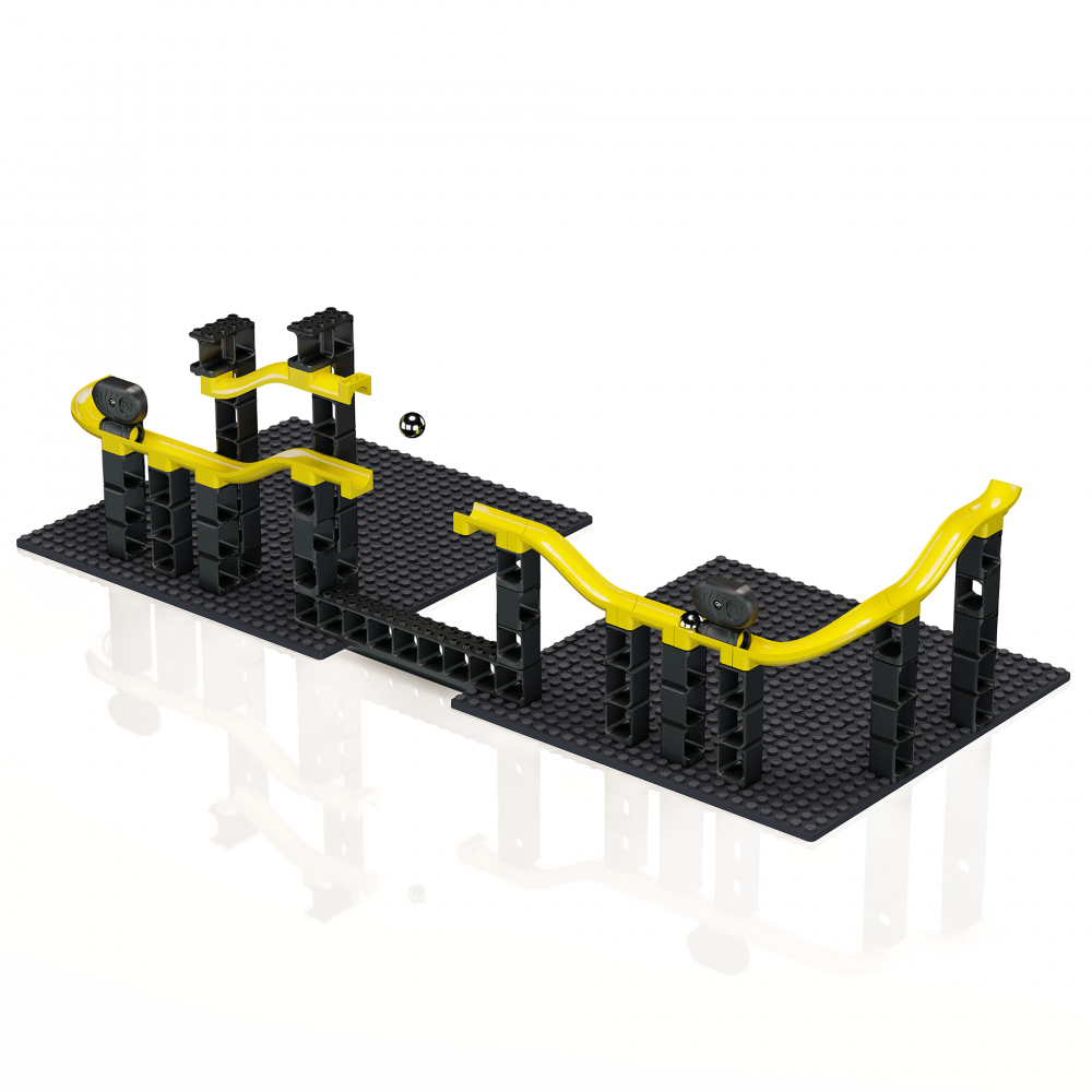 Jucarie Marble Run Pi tunuri magnetice Hubelino (70 piese) [5]