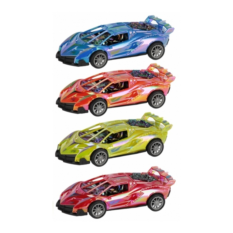 Jucarie masina Nascar nr. 64 MegaCreative 567044, 16 cm, 16x4x7cm, culori fluo, pvc, +3ani [2]