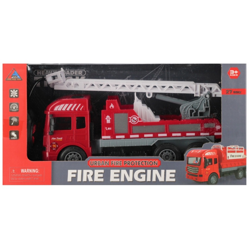 Jucarie masina pompieri, scara retractabila MegaCreative 549678, 23x12x8cm, telecomanda+3ani [2]
