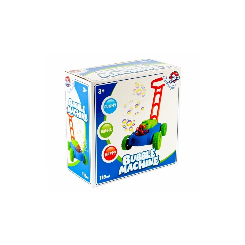Jucarie masina tuns iarba cu baloane din sapun + solutie, My Bubble, plastic, 468959, 118ml [3]