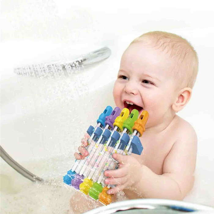 Jucarii baie bebelusi, flaut cu apa, 5 buc/set - Micostore.ro [2]