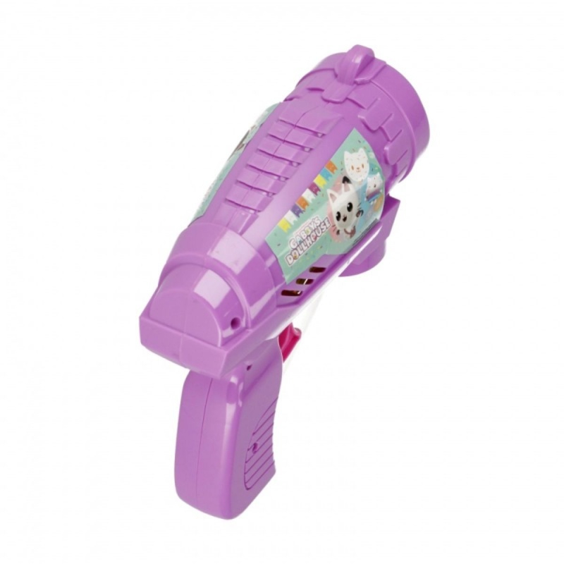 Jucarie pistol baloane din sapun cu solutie, My Bubble Gabby's Doll House, 528966, 60ml [4]