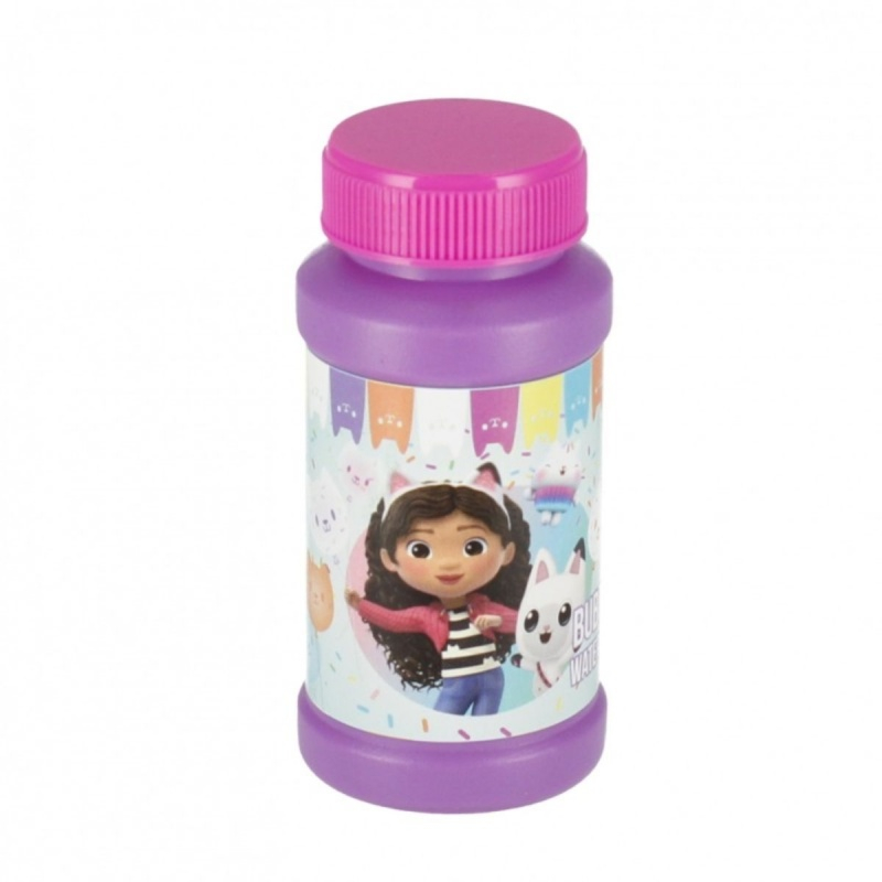 Jucarie pistol baloane din sapun cu solutie, My Bubble Gabby's Doll House, 528966, 60ml [5]