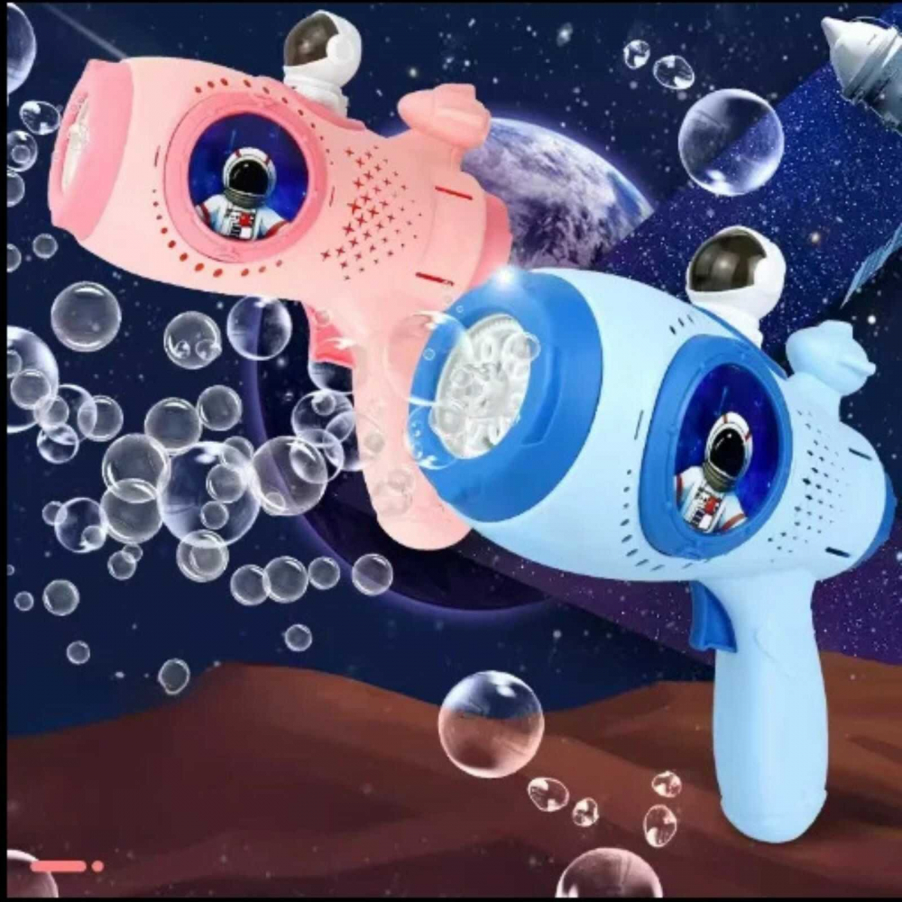 Jucarie Pistol Baloane de Sapun cu lumini, 8 orificii, Spatiul cosmic [1]