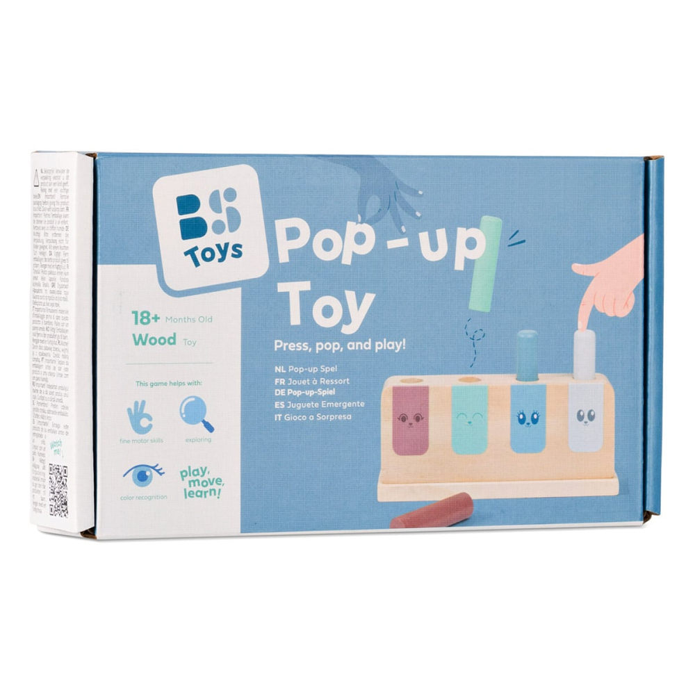 Jucarie Pop-up din lemn, BS Toys, copii varsta 2-5 ani [6]