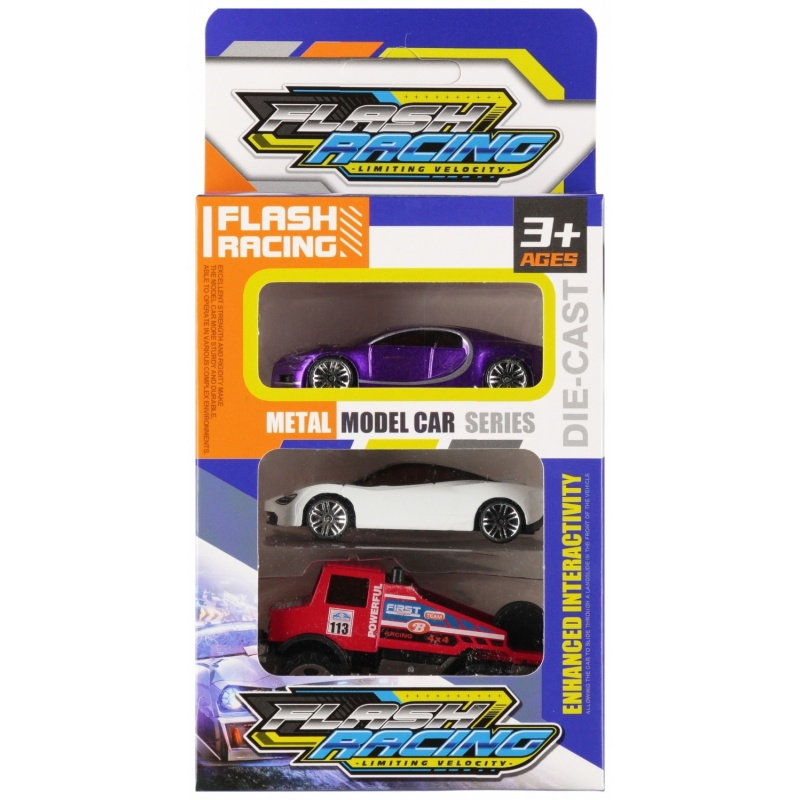 Jucarie set masinute MegaCreative 573912, 7 cm, set 3 buc, 10x20x4cm, metal [2]