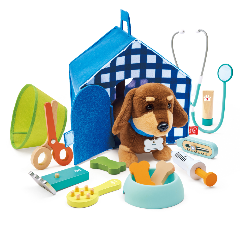Jucarie - Set veterinar pentru clinica de ingrijire a cateilor (16 piese), copii varsta 3 ani+,6 ani+ [1]