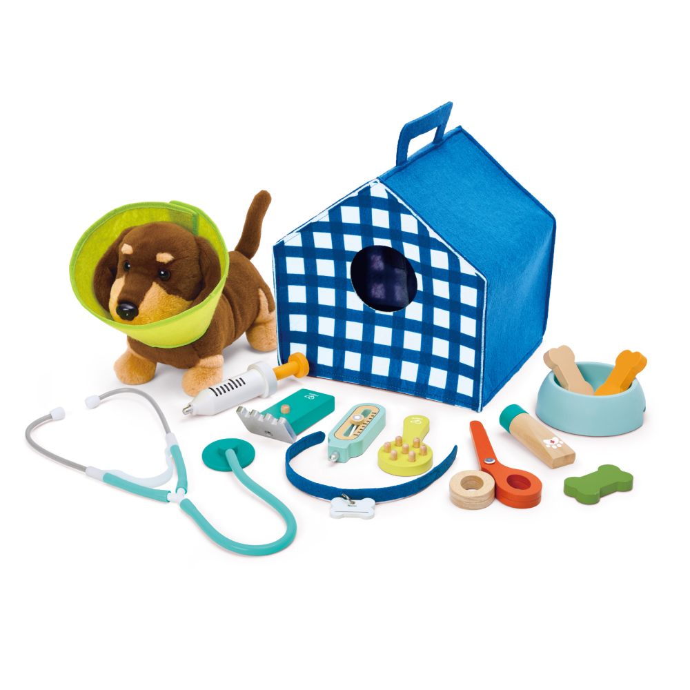 Jucarie - Set veterinar pentru clinica de ingrijire a cateilor (16 piese), copii varsta 3 ani+,6 ani+ [4]