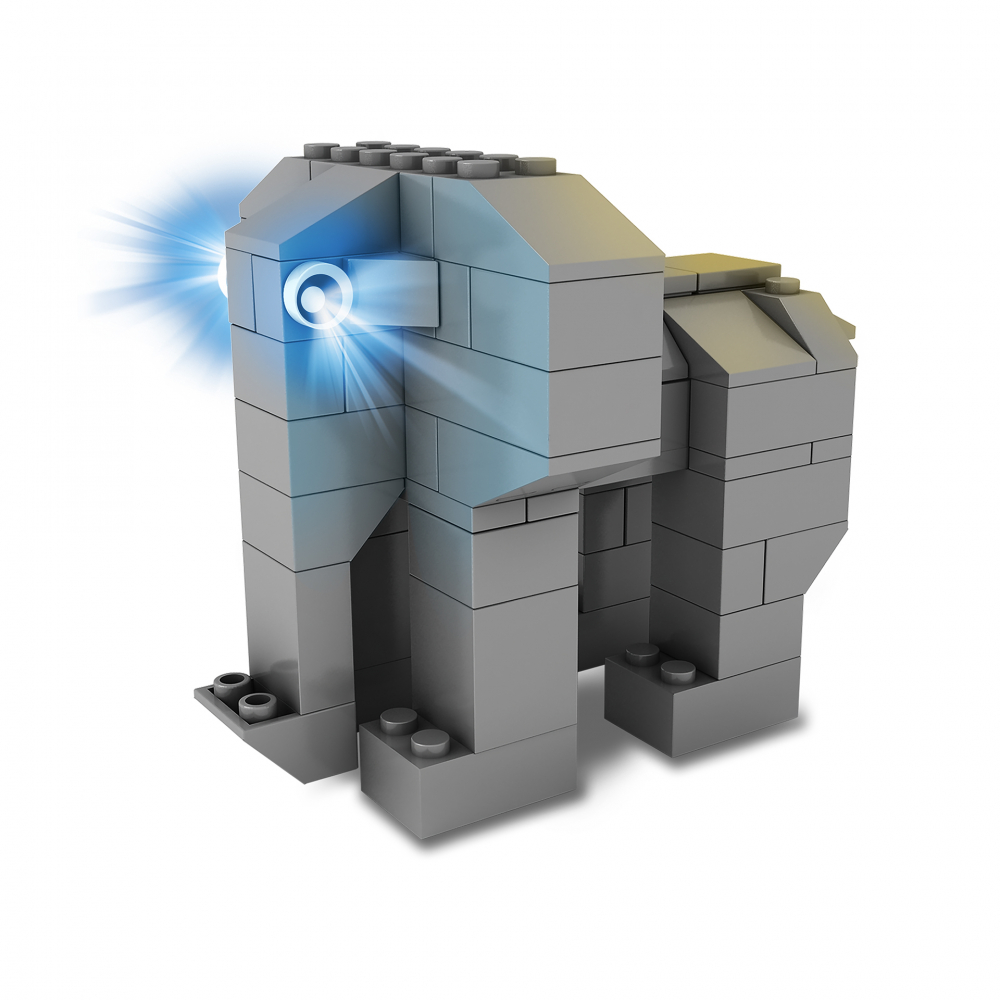 Jucarie - Seturi de constructie cu lumini si sunete Stax - Elefant [2]