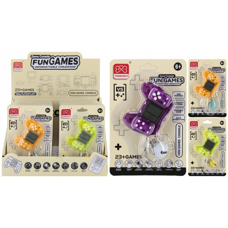 Jucarie tetris breloc MegaCreative 565721, 10x15x2cm, 3 culori 18buc/display, +3ani [4]
