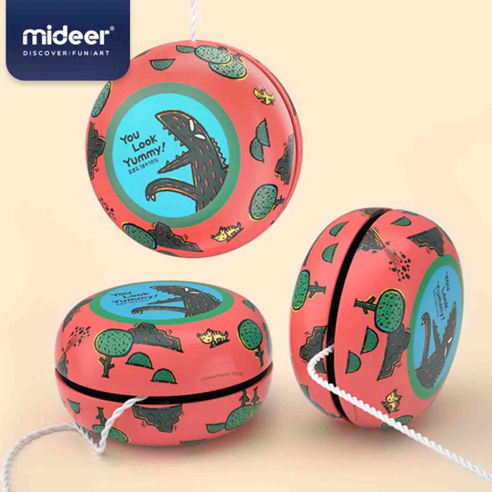 Jucarie, Yo-Yo din metal, snur din bumbac, Dino - Micostore.ro [4]