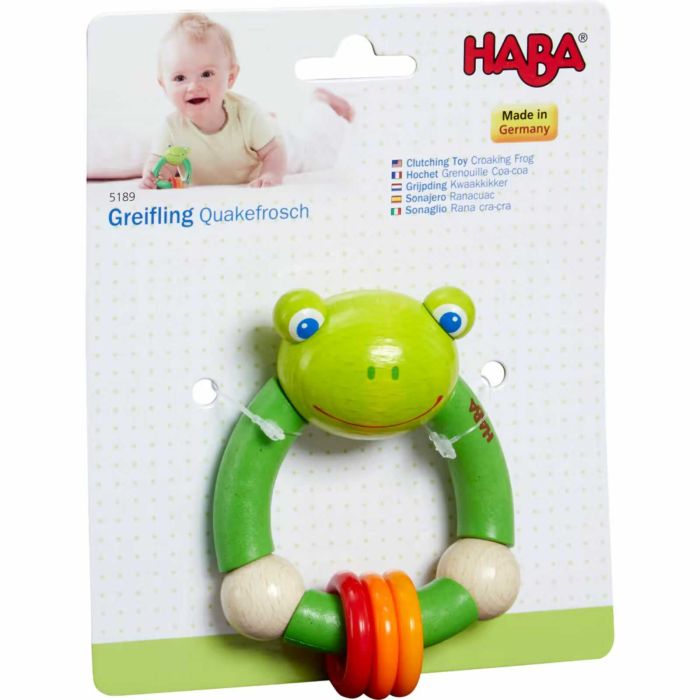 Jucarie zornaitoare, din lemn cu inele, Broscuta - Micostore.ro [3]