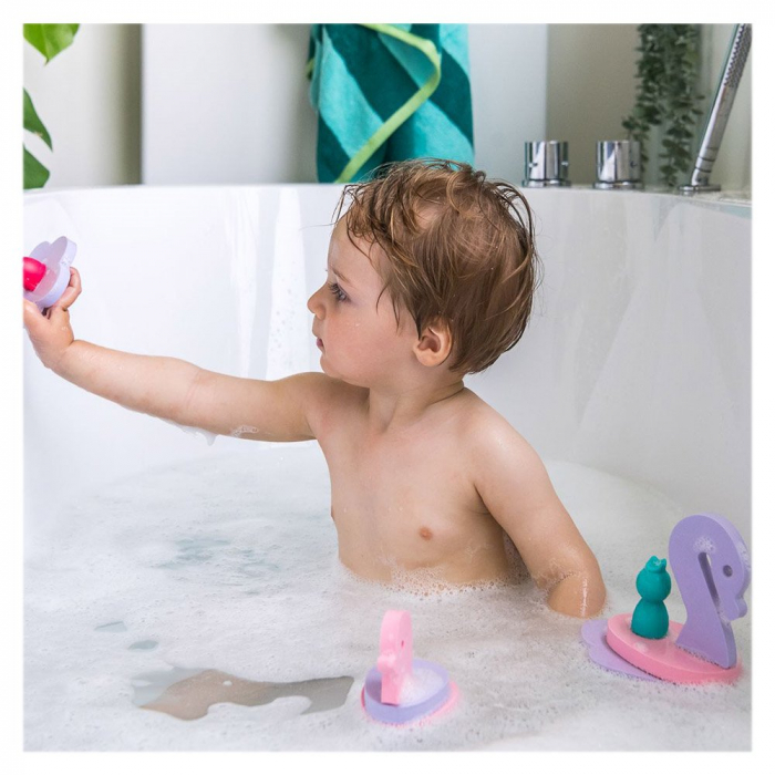 Jucarii de baie din spuma, Iazul fermecat, Quut Toys, 1-7 ani [3]