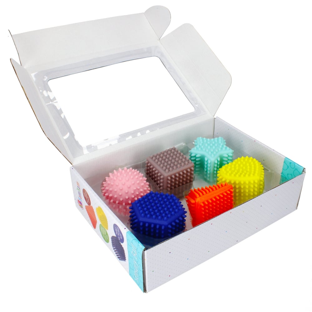 Jucarii senzoriale bebe, 6 luni, din silicon, dezvoltare simt tactil si dexteritate [3]