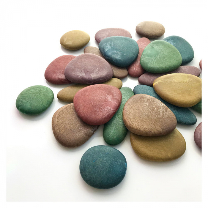Junior Rainbow Eco-Pebbles, set de activitati cu pietricele, 1-5 ani [6]