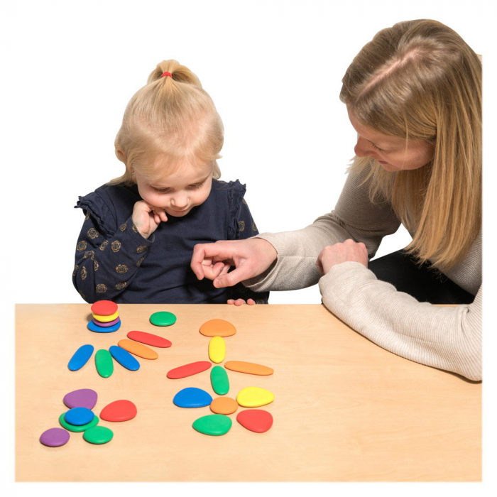 Junior Rainbow Pebbles, set de activitati cu pietricele, 1-4 ani [2]